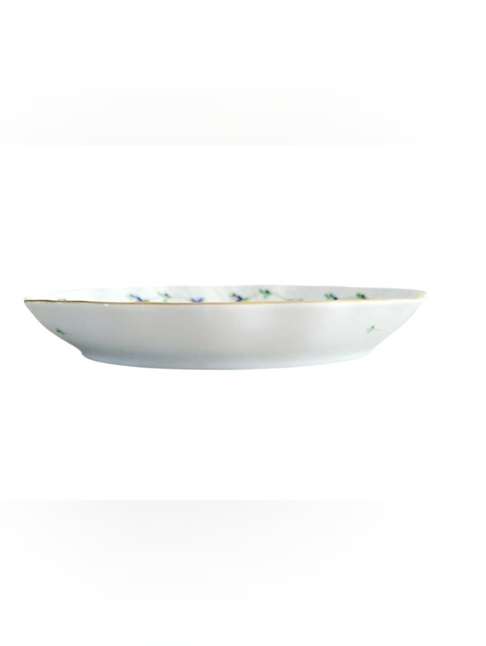 Herend Blue Garland 7.75" Oval Bowl - Discontinued - Picture 2 of 4